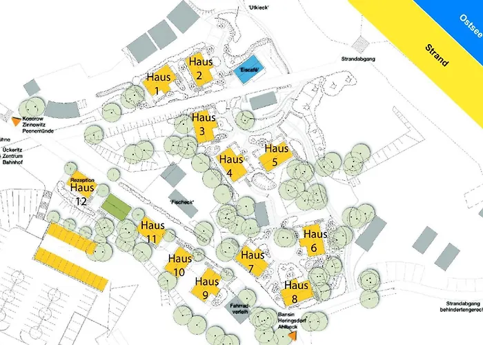 Dünenhaus Unserusedomde Ca23qm Mit Parkplatz Direkt Am 11i4 *
